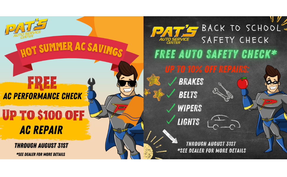 AC and Heat Service Pat's Auto Service Center
